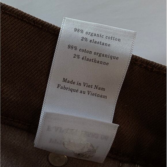 Everlane way high curve brown jeans 32r - Picture 8 of 9